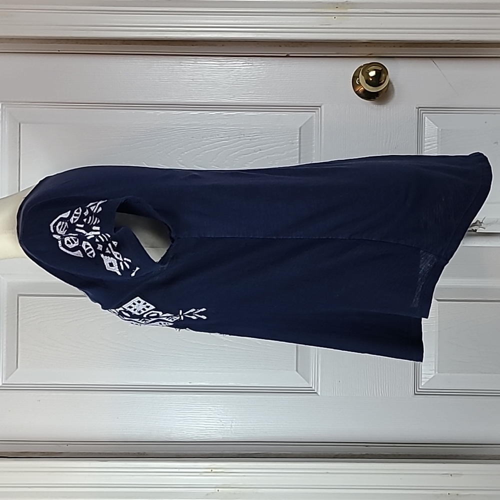Lucky Brand Boho Embroidered Blouse - Picture 7 of 11
